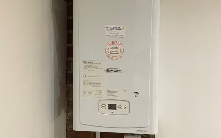 Glow-worm combi installation in Camberley